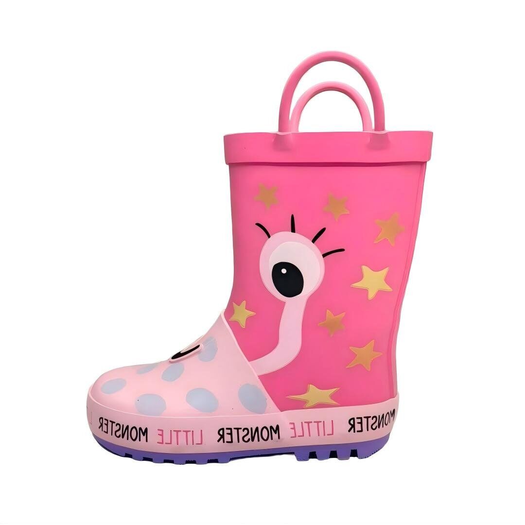 Kids Cute Rain Rubber Boots - Image 3