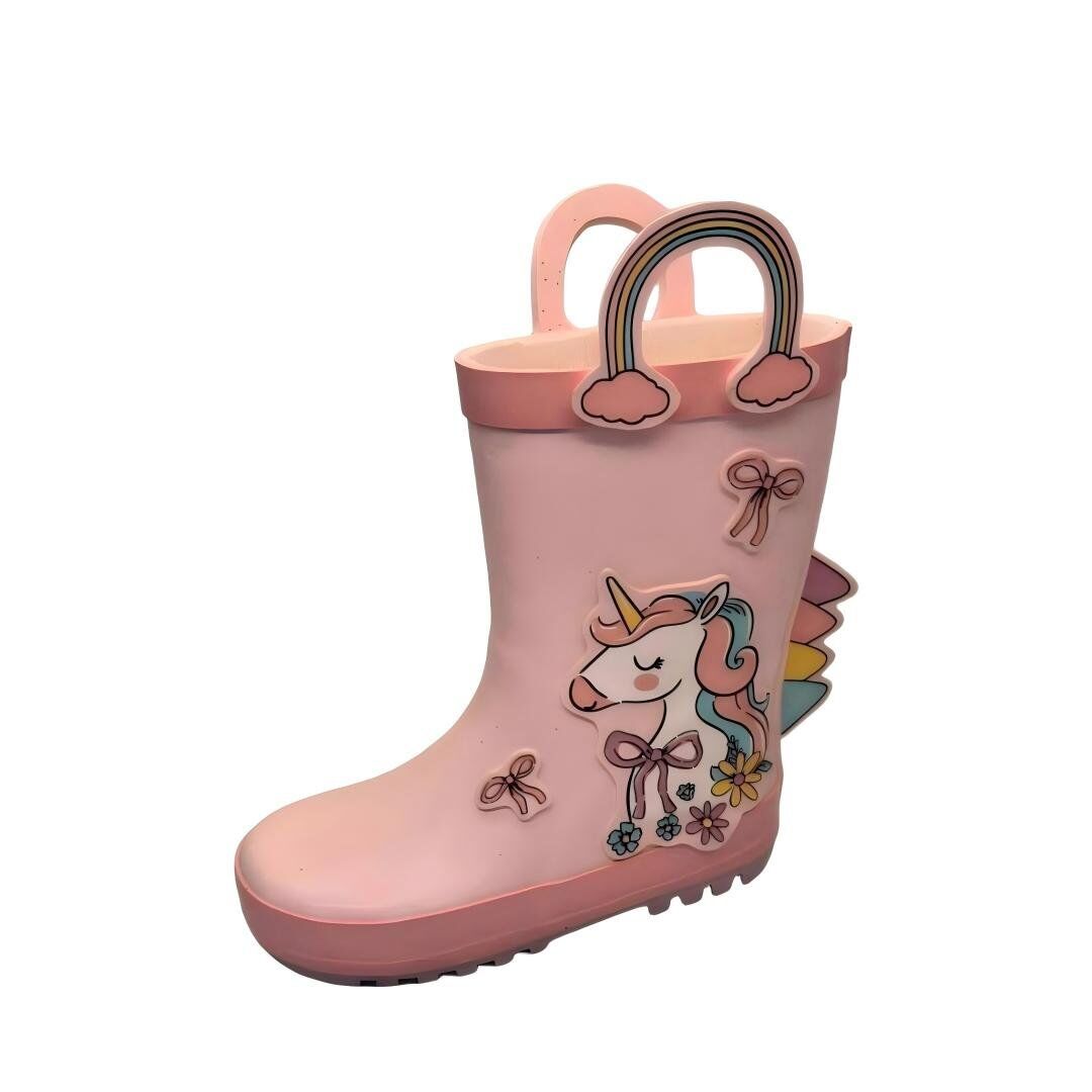 Kids Cute Rain Rubber Boots